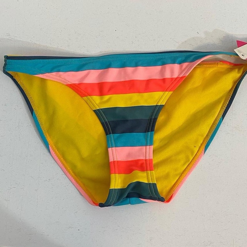 Xhilaration Yellow and Blue Bikini Bottom